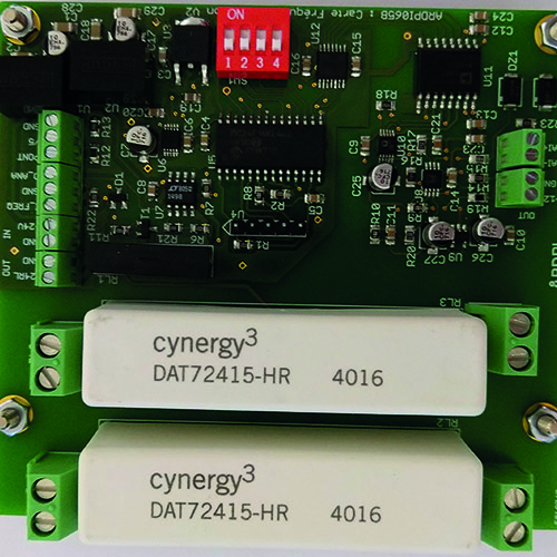 Frequency-voltage card